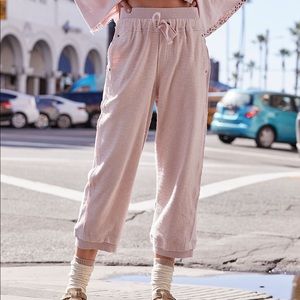 Free People High Rise Heartbeat Sweat Pants